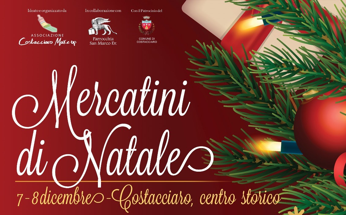 playbill Mercatini di Natale a Costacciaro 2024 - Costacciaro